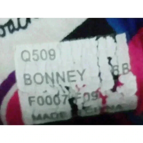 Coach Womens Bonney Sneakers  Multicolor High Top Signature Canvas Lace Up 6B - Picture 7 of 8